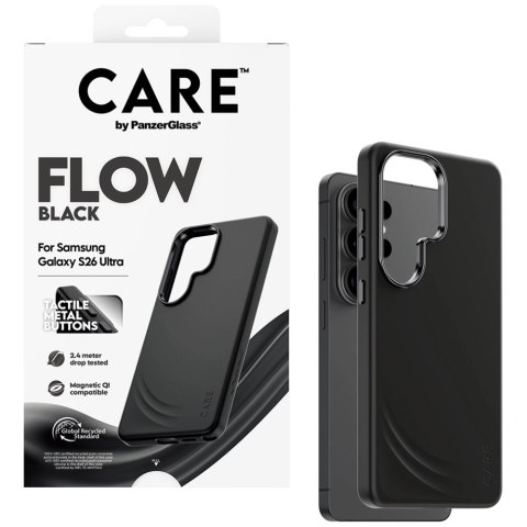 Etui CARE by PanzerGlass Flow Black Qi anSamsung Galaxy S26 Ultra - czarne