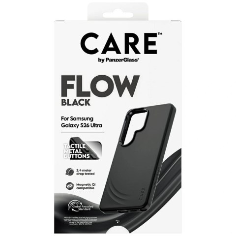 Etui CARE by PanzerGlass Flow Black Qi anSamsung Galaxy S26 Ultra - czarne