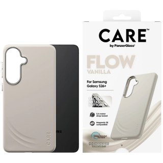 Etui CARE by PanzerGlass Flow Vanilla Qi na Samsung Galaxy S26+ - beżowe