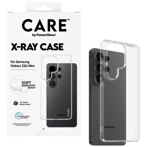 Etui CARE by PanzerGlass X-Ray na Samsung Galaxy S26 Ultra - przezroczyste