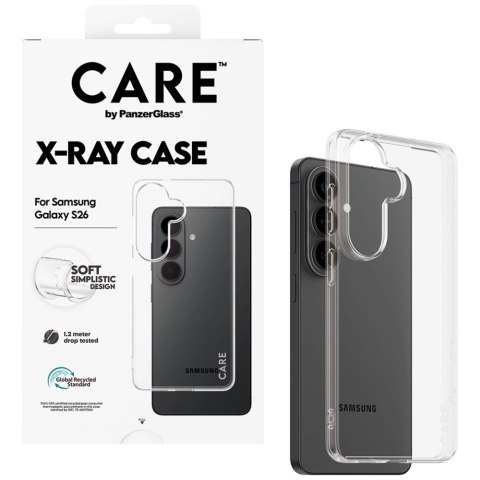 Etui CARE by PanzerGlass X-Ray na Samsung Galaxy S26 - przezroczyste