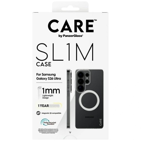 Etui CARE by PanzerGlass SL1M na Samsung Galaxy S26 Ultra - przezroczyste