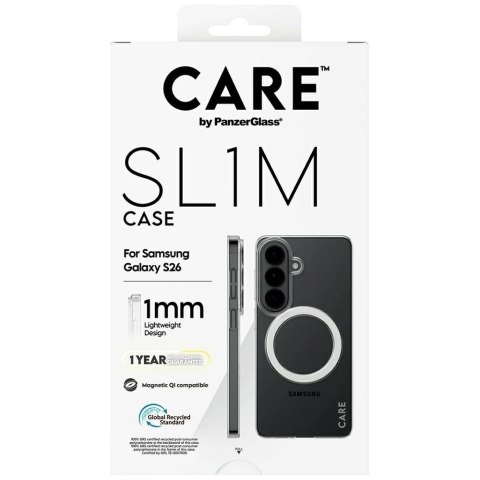 Etui CARE by PanzerGlass SL1M na Samsung Galaxy S26 - przezroczyste
