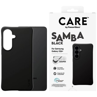 Etui CARE by PanzerGlass Samba Black Qi na Samsung Galaxy S26+ - czarne