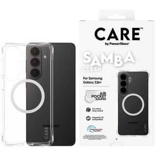 Etui CARE by PanzerGlass Samba Transparent Qi na Samsung Galaxy S26+ - przezroczyste