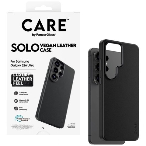 Etui CARE by PanzerGlass Solo Qi na Samsung Galaxy S26 Ultra - czarne