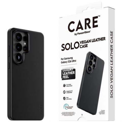 Etui CARE by PanzerGlass Solo Qi na Samsung Galaxy S26 Ultra - czarne