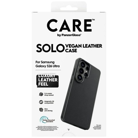 Etui CARE by PanzerGlass Solo Qi na Samsung Galaxy S26 Ultra - czarne