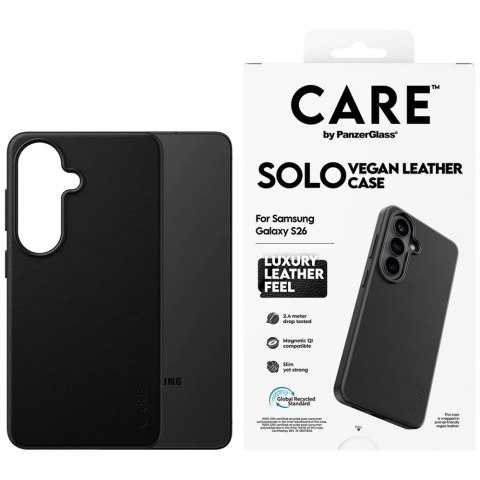Etui CARE by PanzerGlass Solo na Samsung Galaxy S26 - czarne