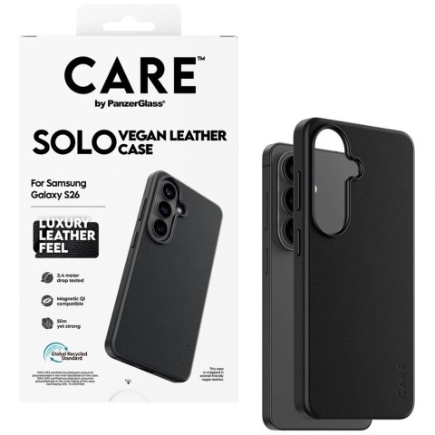 Etui CARE by PanzerGlass Solo na Samsung Galaxy S26 - czarne