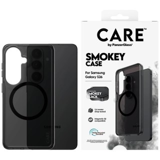 Etui CARE by PanzerGlass Urban Explorer Smokey w. Black Qi na Samsung Galaxy S26 - czarne