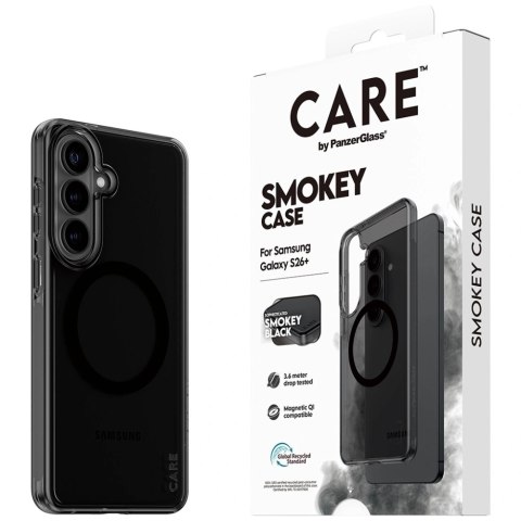 Etui CARE by PanzerGlass Urban Explorer Smokey w. Black Qi na Samsung Galaxy S26+ - czarne