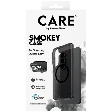 Etui CARE by PanzerGlass Urban Explorer Smokey w. Black Qi na Samsung Galaxy S26+ - czarne