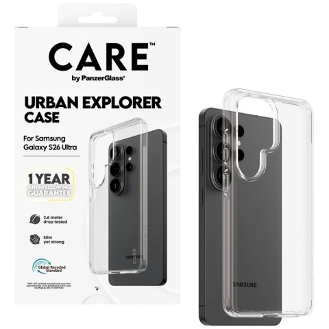 Etui CARE by PanzerGlass Urban Explorer Transparent na Samsung Galaxy S26 Ultra - przezroczyste