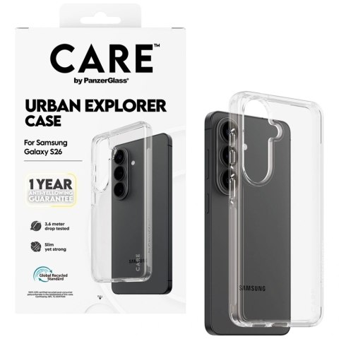 Etui CARE by PanzerGlass Urban Explorer Transparent na Samsung Galaxy S26 - przezroczyste