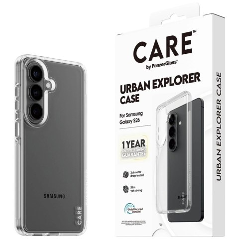 Etui CARE by PanzerGlass Urban Explorer Transparent na Samsung Galaxy S26 - przezroczyste