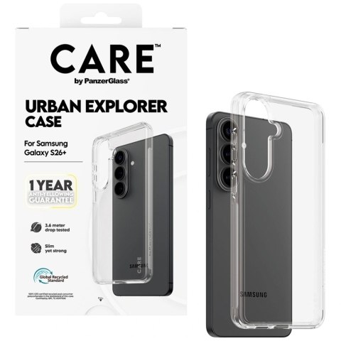 Etui CARE by PanzerGlass Urban Explorer Transparent na Samsung Galaxy S26+ - przezroczyste