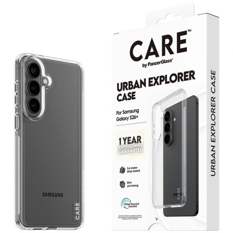 Etui CARE by PanzerGlass Urban Explorer Transparent na Samsung Galaxy S26+ - przezroczyste