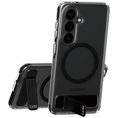 Etui CARE by PanzerGlass Urban Explorer Transparent w. Black Qi na Samsung Galaxy S26 - przezroczyste