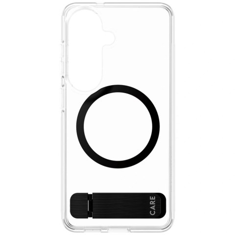 Etui CARE by PanzerGlass Urban Explorer Transparent w. Black Qi na Samsung Galaxy S26 - przezroczyste