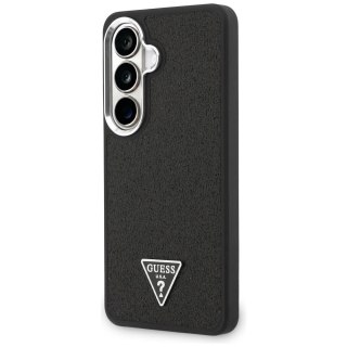 Etui Guess Fixed Glitter Triangle MagSafe na Samsung Galaxy S26+ - czarne