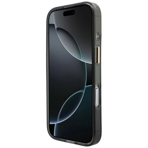 Etui Guess IML Script Metal MagSafe na iPhone 17 - czarne