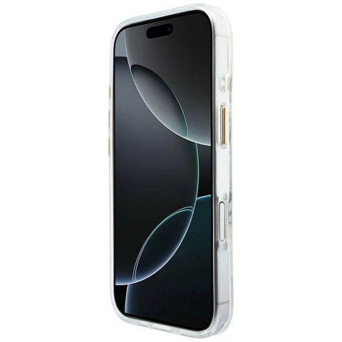 Etui Guess IML Script Metal MagSafe na iPhone 17 - przezroczyste