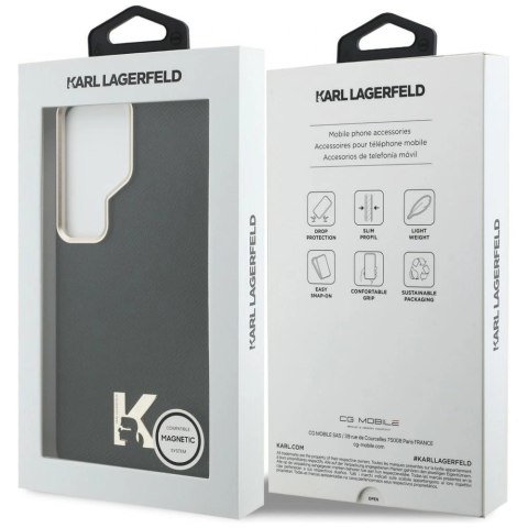 Etui Karl Lagerfeld K Metal Logo MagSafe na Samsung Galaxy S26 Ultra - czarne