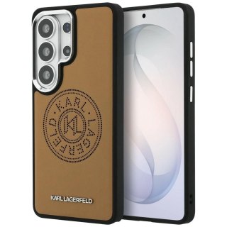 Etui Karl Lagerfeld Perforated KL MagSafe na Samsung Galaxy S26 Ultra - brązowe