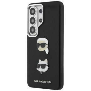 Etui Karl Lagerfeld Saffiano Double Heads Metal na Samsung Galaxy S26 Ultra - czarne