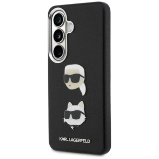 Etui Karl Lagerfeld Saffiano Double Heads Metal na Samsung Galaxy S26 - czarne