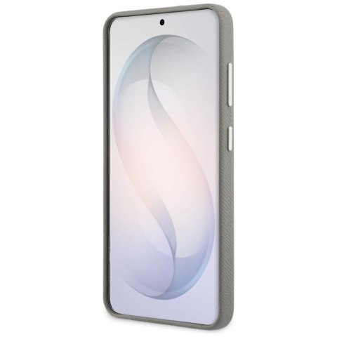 Etui Karl Lagerfeld Saffiano Double Heads Metal na Samsung Galaxy S26 - srebrne