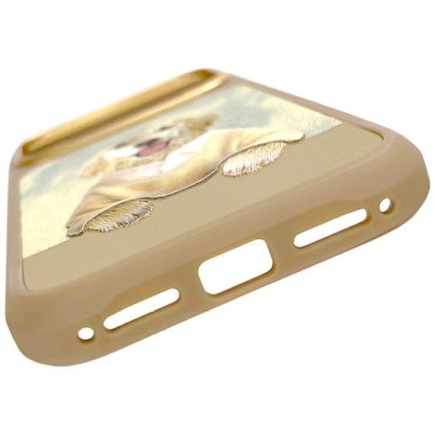 Etui Nimmy Gentle Pets Series Dog MagSafe na iPhone 17 Pro Max - brązowe