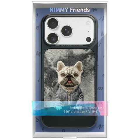 Etui Nimmy Gentle Pets Series Dog MagSafe na iPhone 17 Pro Max - czarne