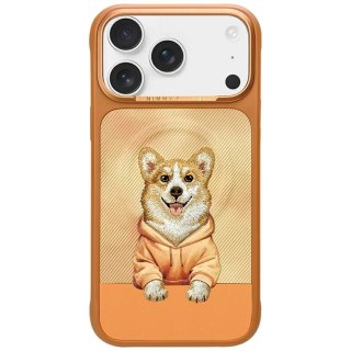 Etui Nimmy Gentle Pets Series Dog MagSafe na iPhone 17 Pro Max - pomarańczowe