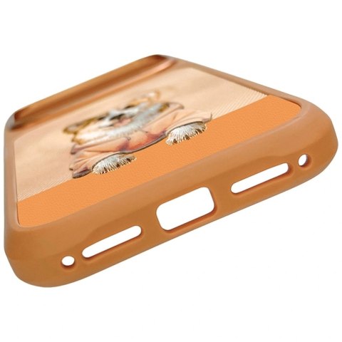 Etui Nimmy Gentle Pets Series Dog MagSafe na iPhone 17 Pro Max - pomarańczowe