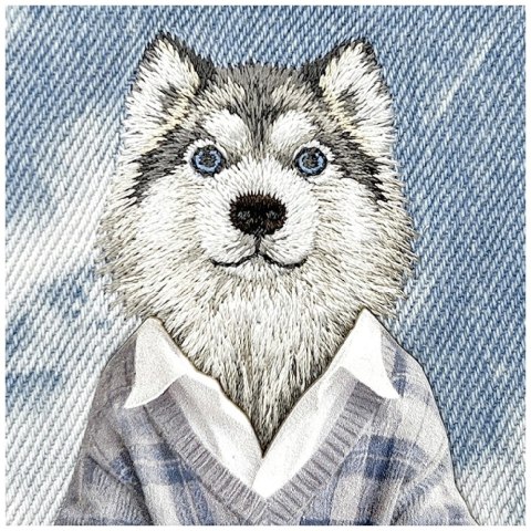 Etui Nimmy Gentle Pets Series Dog MagSafe na iPhone 17 Pro Max - szare