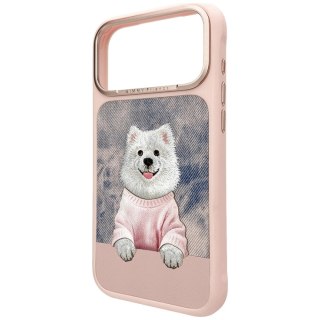 Etui Nimmy Gentle Pets Series Dog MagSafe na iPhone 17 Pro - różowe