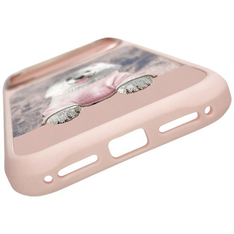 Etui Nimmy Gentle Pets Series Dog MagSafe na iPhone 17 Pro - różowe