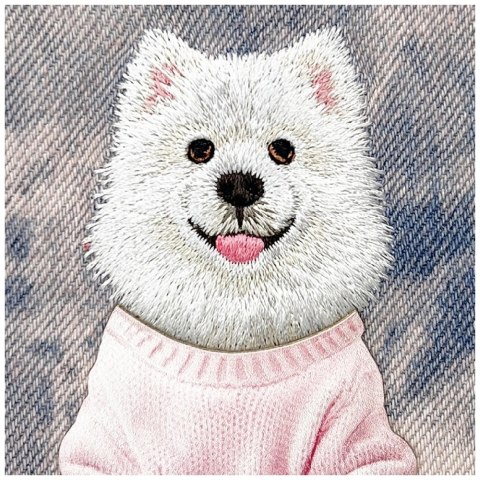 Etui Nimmy Gentle Pets Series Dog MagSafe na iPhone 17 Pro - różowe