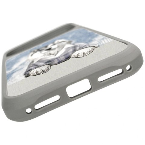 Etui Nimmy Gentle Pets Series Dog MagSafe na iPhone 17 Pro - szare