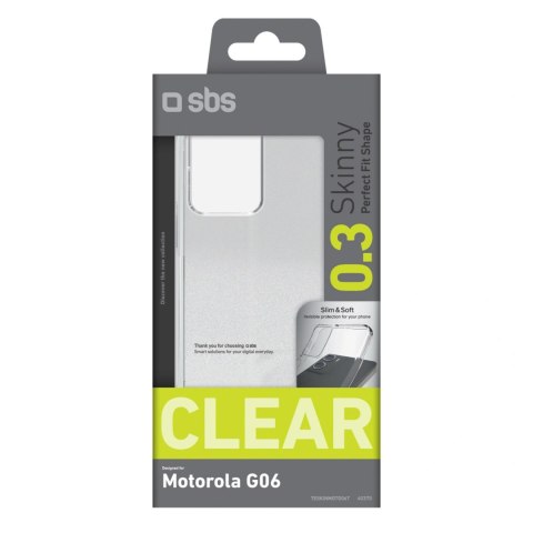 Etui SBS Skinny Cover na Motorola Moto G06 - przezroczyste