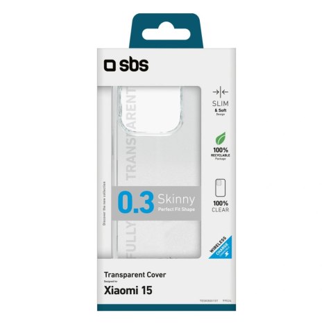 Etui SBS Skinny Cover na Xiaomi 15 - przezroczyste