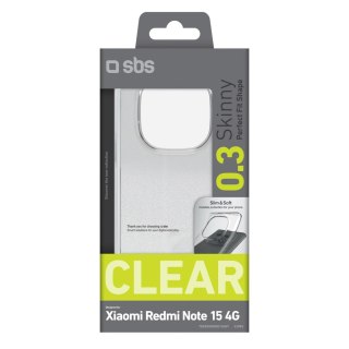 Etui SBS Skinny Cover na Xiaomi Redmi Note 15 4G - przezroczyste