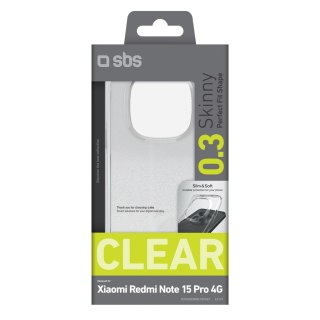 Etui SBS Skinny Cover na Xiaomi Redmi Note 15 Pro 4G - przezroczyste