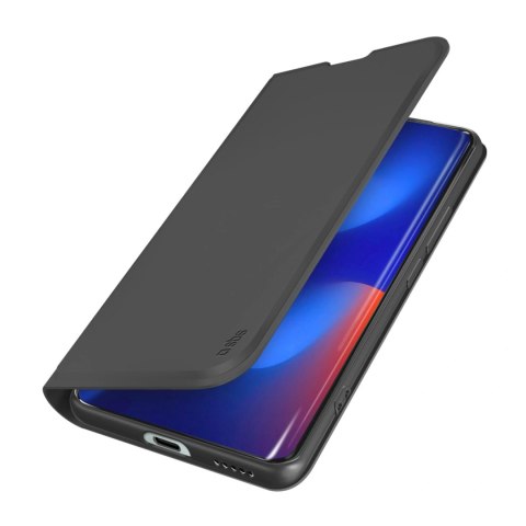 Etui SBS Wallet Smooth na Xiaomi Redmi Note 15 z klapką - czarne