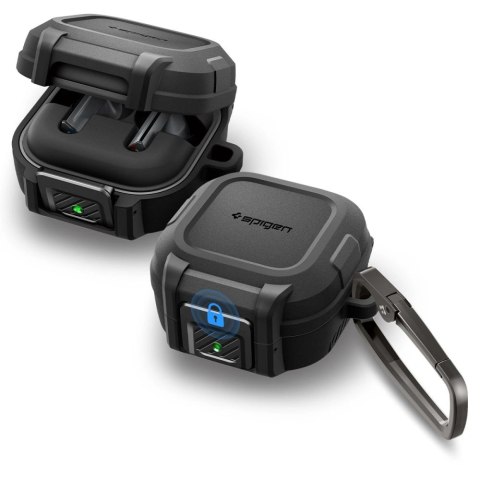 Etui Spigen Lock Fit na Samsung Galaxy Buds 4 / 4 Pro - czarne matowe