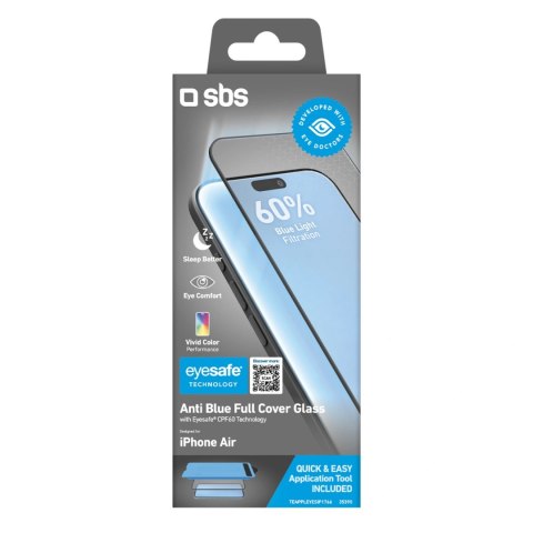 Szkło hartowane SBS Eyesafe na iPhone Air z aplikatorem