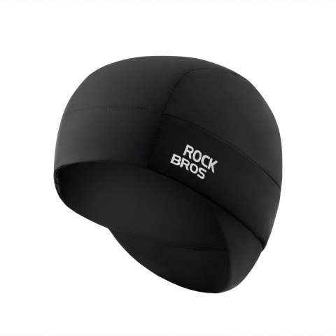 Czapka rowerowa Rozkbros M015 zimowa dwustronna - czarny