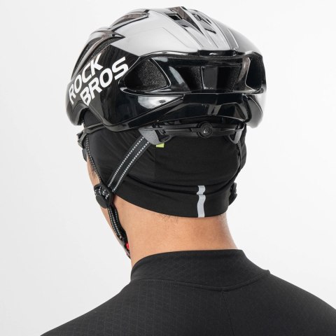 Czapka rowerowa Rozkbros M015 zimowa dwustronna - czarny